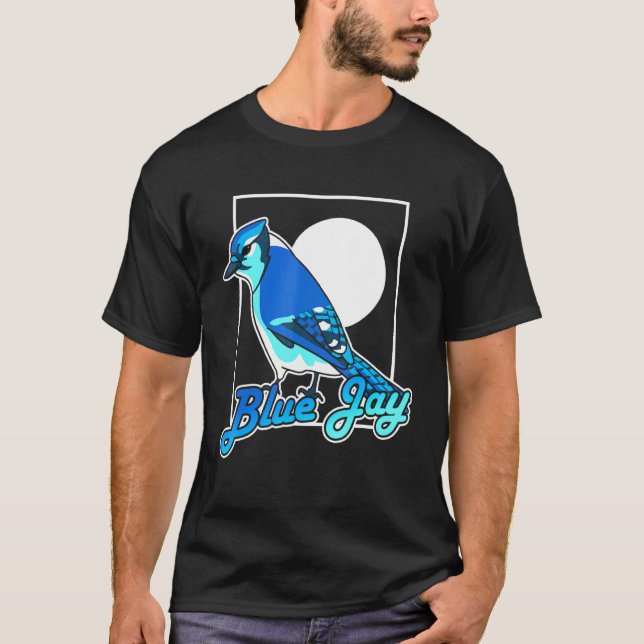 Camiseta Pájaro de Jay Azul (Anverso)