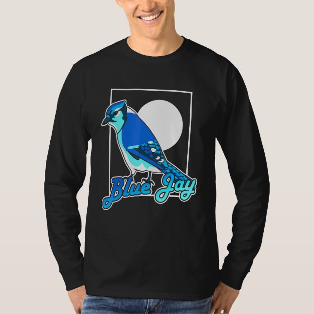 Camiseta Pájaro de Jay Azul (Anverso)