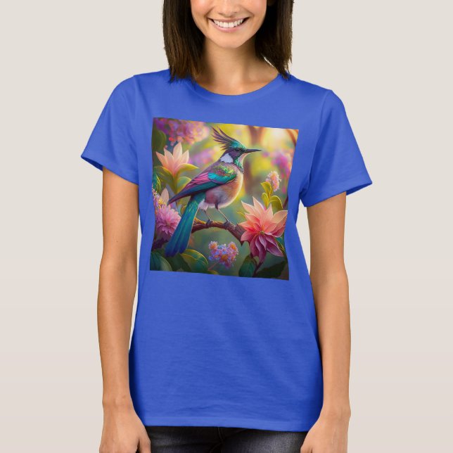 Camiseta Pájaro de Jay Fantasy con cabeza verde (Anverso)