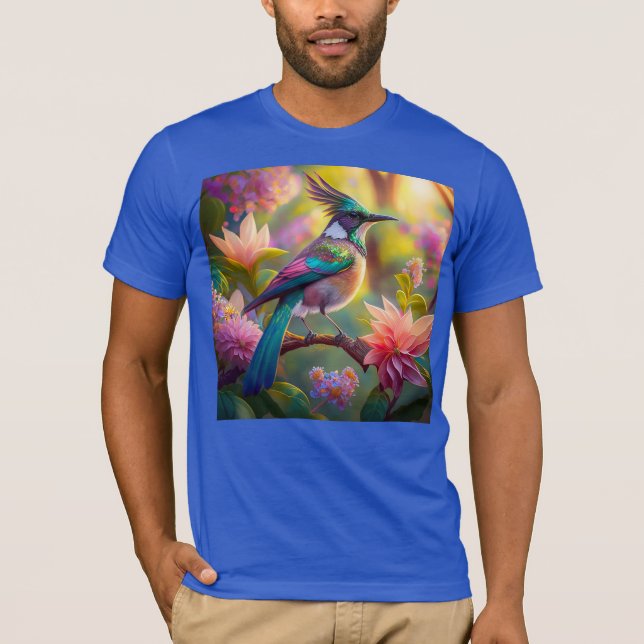 Camiseta Pájaro de Jay Fantasy con cabeza verde (Anverso)