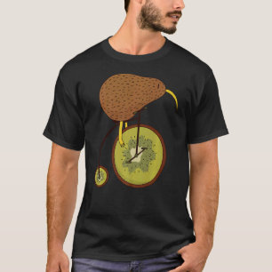 Camiseta Pájaro de Kiwi montando un animal kiwi en biciclet