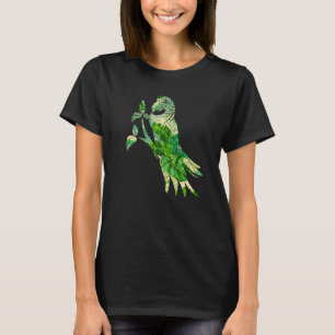 Camiseta Pájaro de la jungla animal exótica observando el l