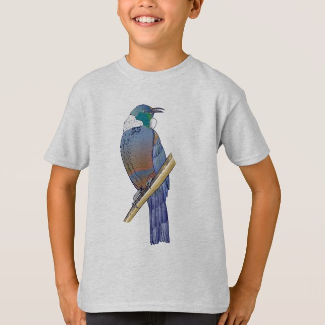 Camiseta Pájaro de Nueva Zelanda (Anverso)