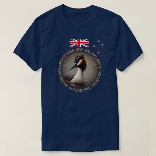 Camiseta Pájaro de Nueva Zelanda del Siglo (Diseño del anverso)
