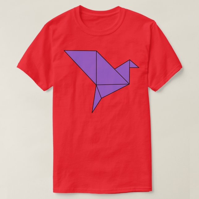 Camiseta Pájaro de origen geométrico 4 (Diseño del anverso)