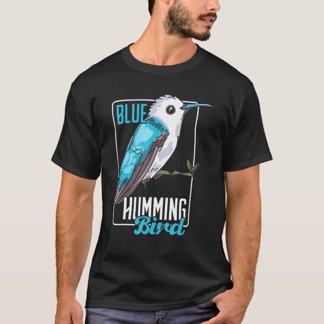 Camiseta Pájaro de pájaro azul (Anverso)