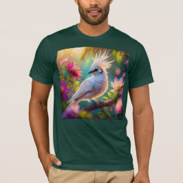 Camiseta Pájaro de pluma Rubor reposado juvenil palpitando