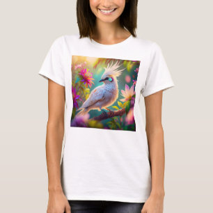 Camiseta Pájaro de pluma Rubor reposado juvenil palpitando