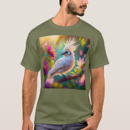 Camiseta Pájaro de pluma Rubor reposado juvenil palpitando
