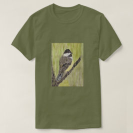 Camiseta Pájaro de pollo con cubierta negra - pintura acríl