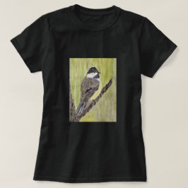 Camiseta Pájaro de pollo con cubierta negra - pintura acríl