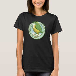 Camiseta Pájaro de Rock Wren Piwauwau Nz