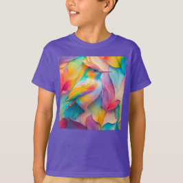 Camiseta Pájaro de seda de aves de fantasía