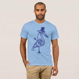 Camiseta Pájaro de Steampunk