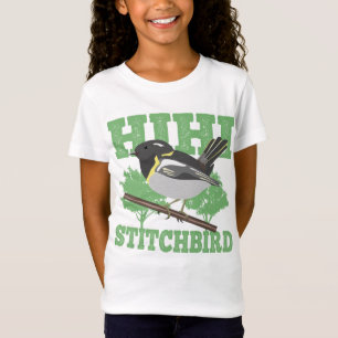 Camiseta Pájaro de Stitchbird Hihi