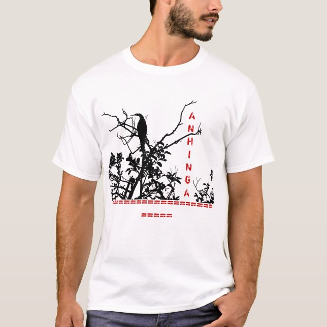 Camiseta Pájaro del ANHINGA (Anverso)