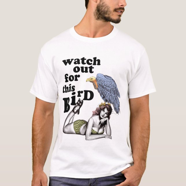 Camiseta ¡Pájaro del peligro! (Anverso)