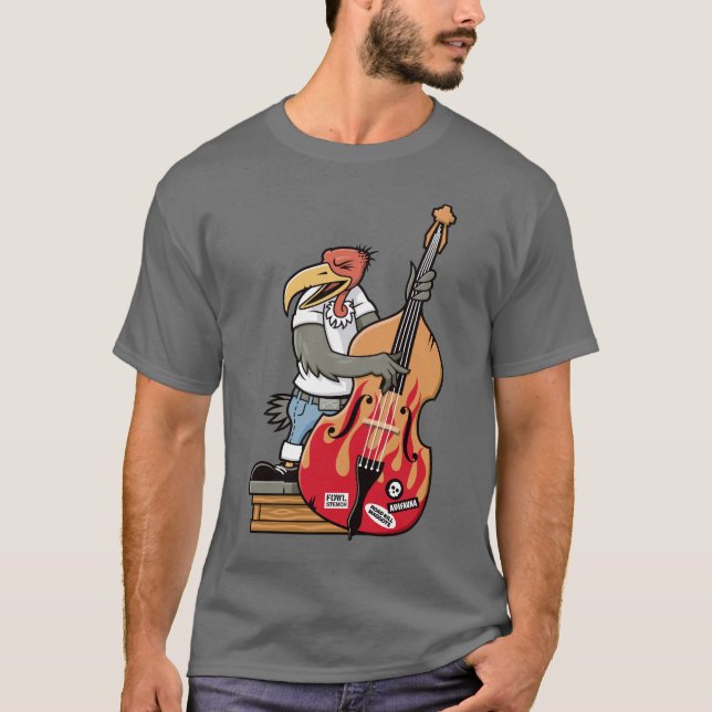 Camiseta Pájaro del Rockabilly (Anverso)