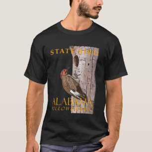 Camiseta Pájaro del Territorio de Alabama El Carpintero Nor