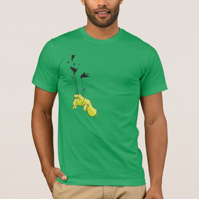 Camiseta Pájaro en la mano (Anverso)