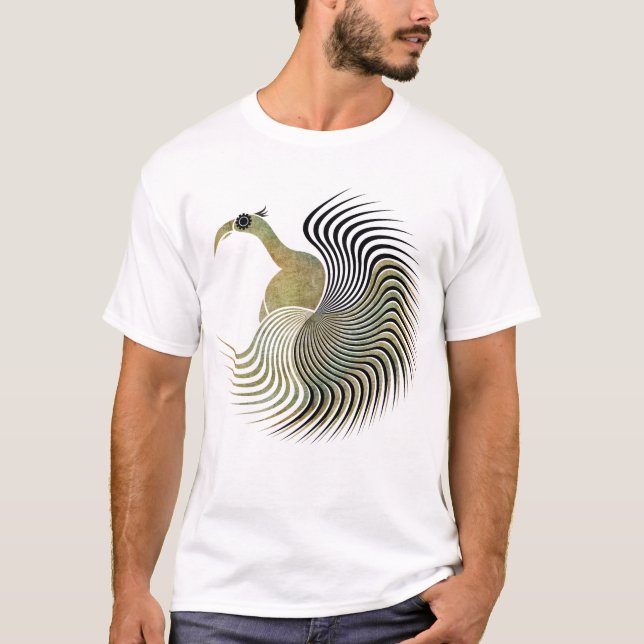 Camiseta Pájaro espiral (Anverso)