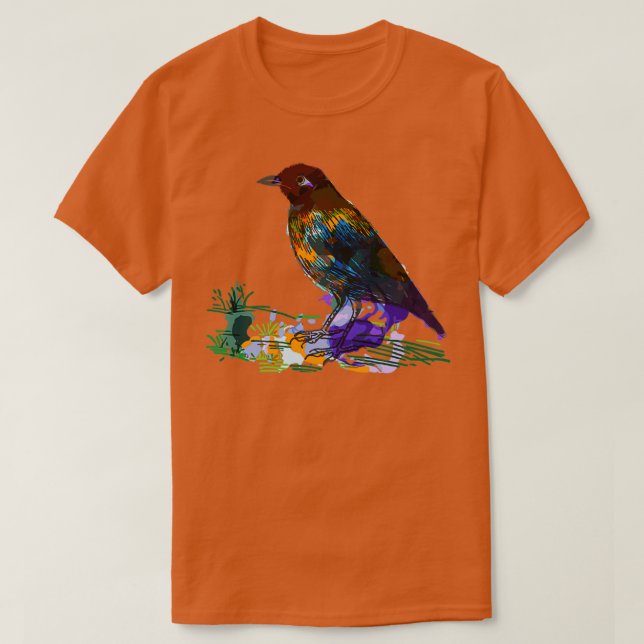 Camiseta Pájaro estelar (Diseño del anverso)