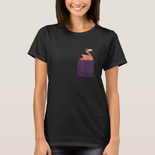 Camiseta Pájaro Exótico Bolsillo de animales tropicales Fla