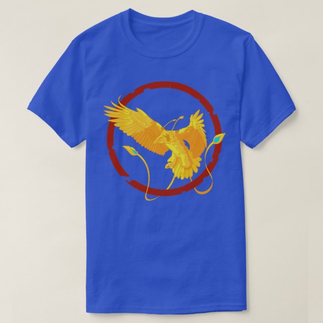 Camiseta Pájaro Fénix Mithical Fire (Diseño del anverso)