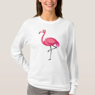 Camiseta Pájaro Flamingo Rosa-89686