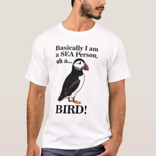 Camiseta Pájaro frailecillo ave marina divertido