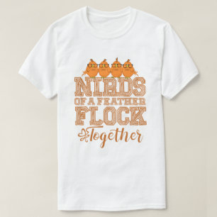 Camiseta Pájaro Friki Pájaros de una Pluma se Reunen