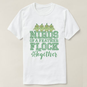 Camiseta Pájaro Friki Pájaros de una Pluma se Reunen