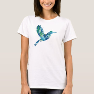 Camiseta Pájaro geométrico de color
