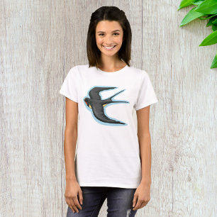Camiseta Pájaro Golondrina Volando