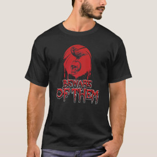 Camiseta Pájaro Gótico Black Animal Crow 1
