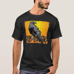 Camiseta Pájaro Gótico Black Animal Crow 2