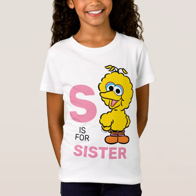 Camiseta Pájaro Grande | S es de hermana (Anverso)