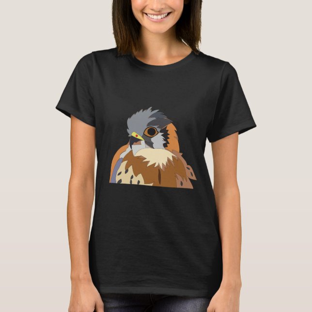 Camiseta Pájaro halcón  (Anverso)