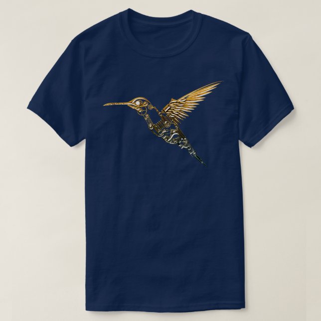 Camiseta Pájaro humming de vapor (Diseño del anverso)