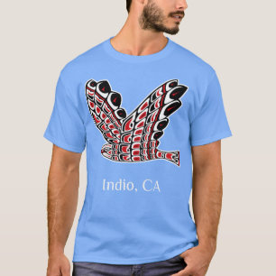 Camiseta Pájaro indio americano nativo de Hawk de Prey A