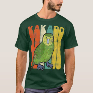Camiseta Pájaro Kakapo Reto Parrot