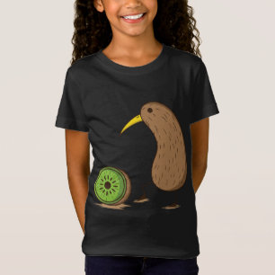 Camiseta Pájaro kiwi cortado