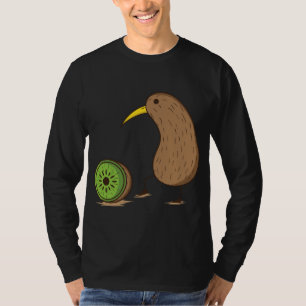 Camiseta Pájaro kiwi cortado