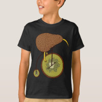 Pájaro Kiwi Genial en Diseño de Fruta Kiwi