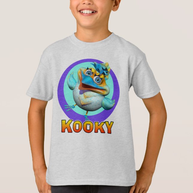 Camiseta Pájaro Kooky de GiggleBellies (Anverso)