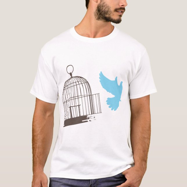 Camiseta Pájaro libre (Anverso)