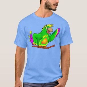 Camiseta Pájaro loro hablando