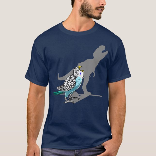 Camiseta Pájaro Mascota de parakeet de budistas en la sombr (Anverso)