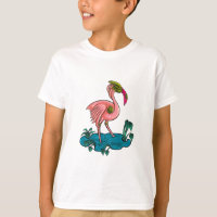 Pájaro mecánico, flamingo rosado Mecha Robot