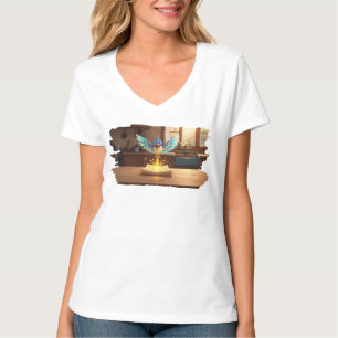 Camiseta Pájaro Mensajero Real – Carta del Príncipe Encanta